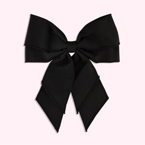 Stoney clover lane long bow clip black balletcore
